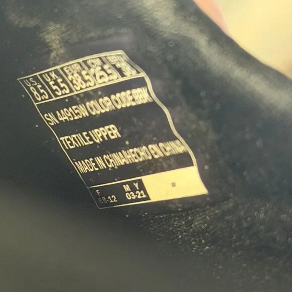 Skechers Relaxed Fit Commute Womens 8.5 Black Knit Slip On Mule Sneakers 44915W - Picture 10 of 10